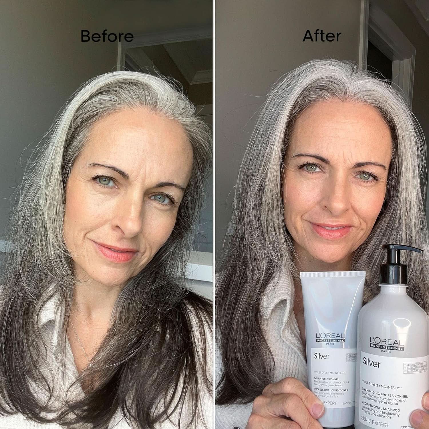 L’Oréal Professionnel Serie Expert Silver, Shampoo, 500 ml Duș și baie Naty Shop