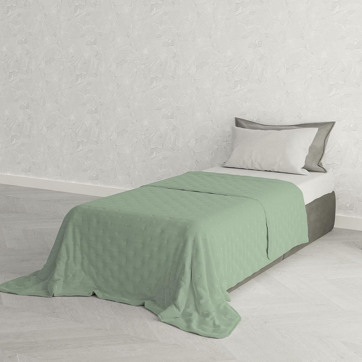 Plapumă elegantă de vară, matlasată, verde, 170 X 250 cm Plapumi si pilote Naty Shop