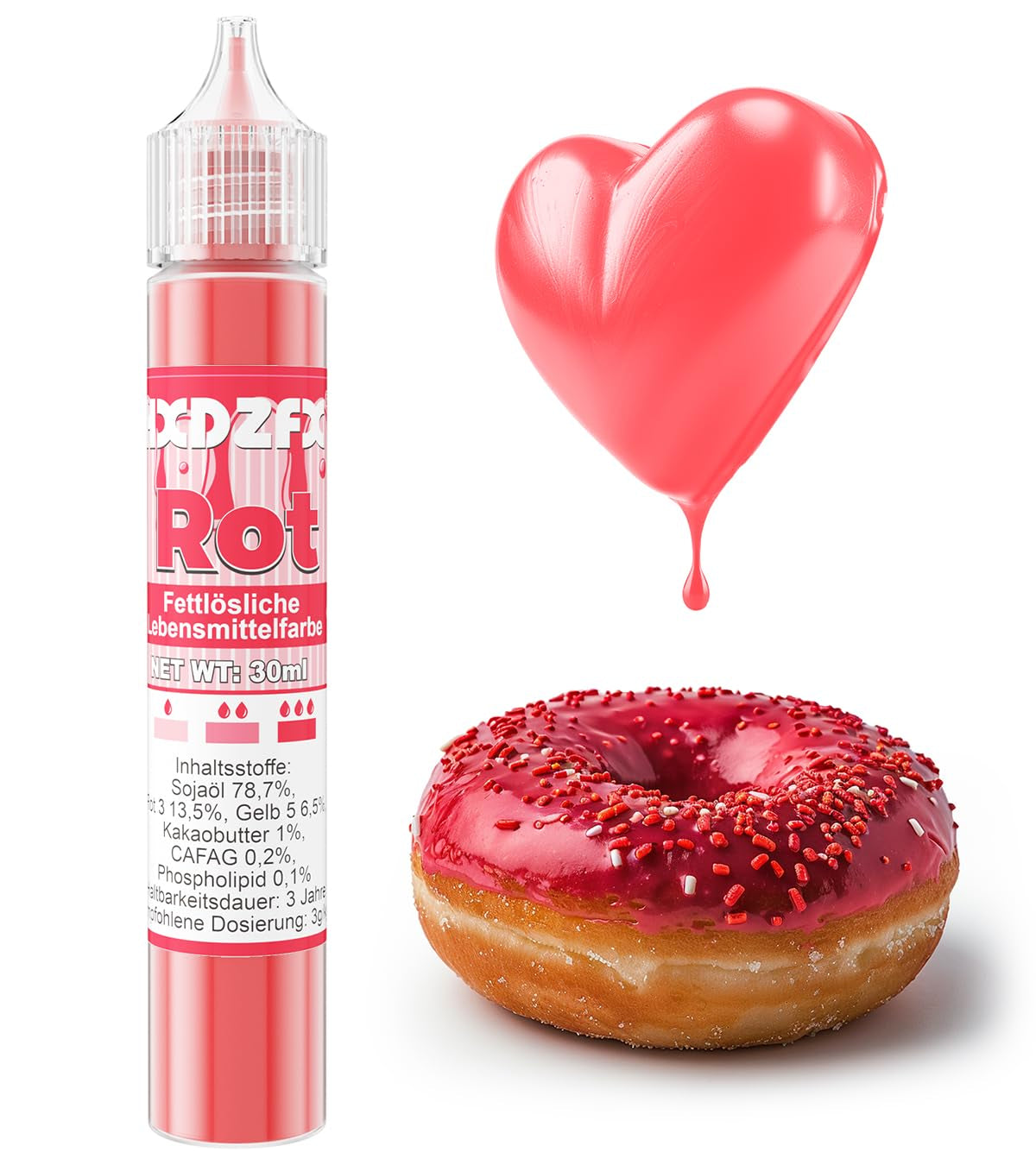 Colorant alimentar liposolubil - 30 ml colorant alimentar concentrat pe bază de ulei pentru ciocolată, set de coloranți alimentari pentru decorarea torturilor, fondant, cremă de unt, copt, meșteșuguri (albastru marin)