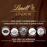 Bile de cheesecake Lindt LINDOR cu ciocolată | Pungă de 137 g | Ciocolată cu lapte cu umplutură de cheesecake care se topește în gură | Cadou de ciocolată | Cadou de ciocolată | LINDOR 75 de ani (Pachet de 4)