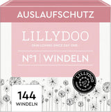 Scutece pentru bebeluși LILLYDOO prietenoase cu pielea - Mărimea 3 (6-10 kg), 29 de bucăți, protecție fiabilă împotriva scurgerilor, moi, fără parfum și fără loțiune pentru pielea sensibilă, testate dermatologic