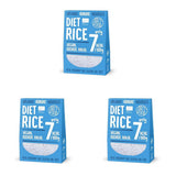 DIET-FOOD Orez instant organic Shirataki Konjac, cu conținut scăzut de carbohidrați, cu conținut scăzut de calorii, vegan, fără grăsimi, fără soia, fără gluten, keto-friendly, pentru slăbit, 300 de grame