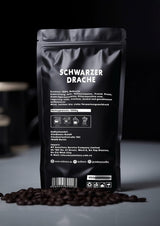 Black Dragon Espresso 100% Robusta - Boabe de cafea prăjite extra tari - Cafea foarte tare și corpolentă, cu conținut ridicat de cafeină - Espresso foarte tare