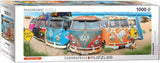 VW Bus - Combinație (puzzle jigsaw): Panorama jigsaw puzzle, 1000 Puzzle Naty Shop Titlu implicit