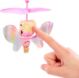 LOL Surprise! Magic Flyers Fairies Tots - Flower Child - Include 1 păpușă și 1 baghetă magică, într-un pachet în formă de floare, 2 de colecționat, Rose