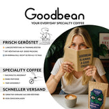 Santos | Boabe de cafea 2500g - 100% Arabica din Brazilia | pentru espresso, cappuccino sau cafea filtrată tare | Omni Roast | Cafea clasică - introducerea perfectă în cafeaua de specialitate