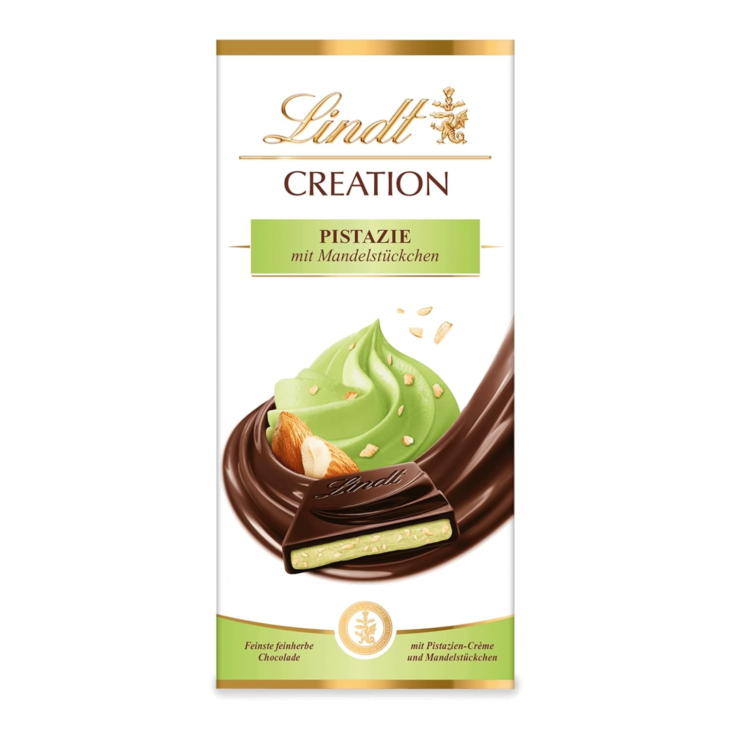 Lindt Creation Hazelnut De Luxe Tableta - Ciocolata Neagra Cu Alune Crocante Intr-o Umplutura Cremoasa