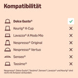 by Amazon Cafe au Lait Dolce Gusto kompatible Kaffeekapseln, 48 Kapseln (3 Packungen mit je 16 Stück)