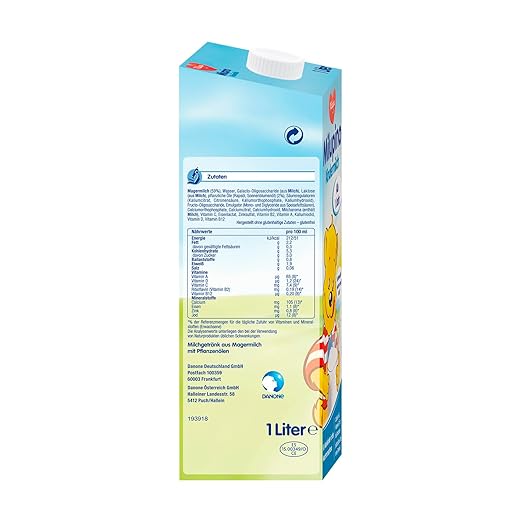 Lapte pentru copii Milupino gata de băut (6X1L), de la 1 an, pentru copiii mici în faza de creștere Naty Shop