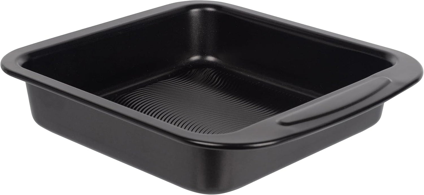 Masterpro Foodies - tavi de copt pentru 6 brioșe - Distribuție uniformă a căldurii - Fabricate din oțel carbon - Fund antiferent - Detașabil și ușor de spălat Matrite si tavi pentru copt Naty Shop Multicolor 25,4 X 22,8 X 4,8 Cm