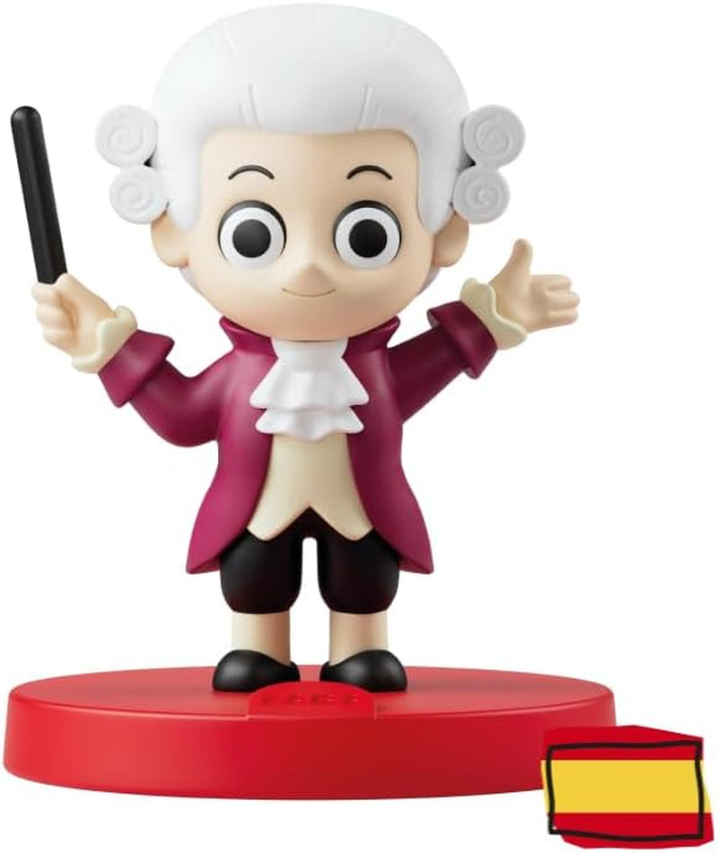 Personaj sonor - simfonie dulce de Mozart - cântece - jucărie, conținut educațional, spaniolă, copii de la 0 ani, multicolor, FFL30003 Jucarii Bebe Naty Shop Titlu implicit