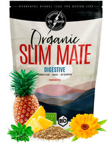 VITSTORM® Slim Tea Cardamom – Ceai Yerba Mate BIO – Cură de detoxifiere și ceai diuretic – 100G