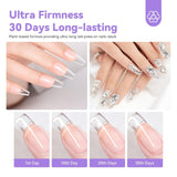 Saviland Lipici solid pentru unghii pentru vârfuri: 2 bucăți 15G lipici pentru unghii artificiale lipici extra puternic gel de presare pe unghii adeziv UV gel lipici pentru unghii pentru femei salon de acasă DIY lampă UV/LED întărită