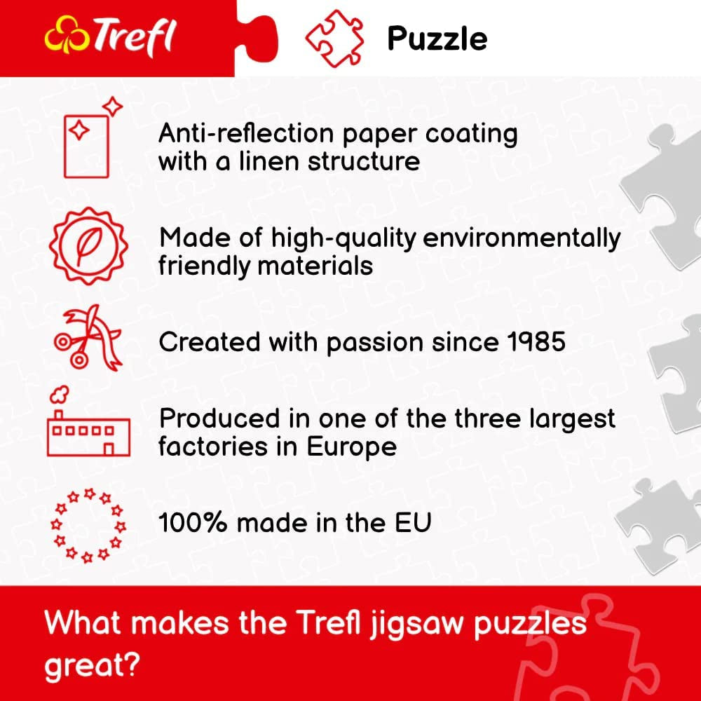 Trefl TR10461 Samudra Beach, India 1000 piese, calitate premium, pentru adulți și copii de la 12 ani Puzzle, colorat Puzzle Naty Shop