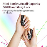 JODSONE 36-Teiliges Gel-Nagellack-Set, 32 Farben, Gel-Nagellack-Set, Basislack, Glänzend, Matt Und Glitzernder Decklack, Nagellack-Set, Grün, Blau, Rot, Rosa, Kollektion, Geschenke Für Frauen