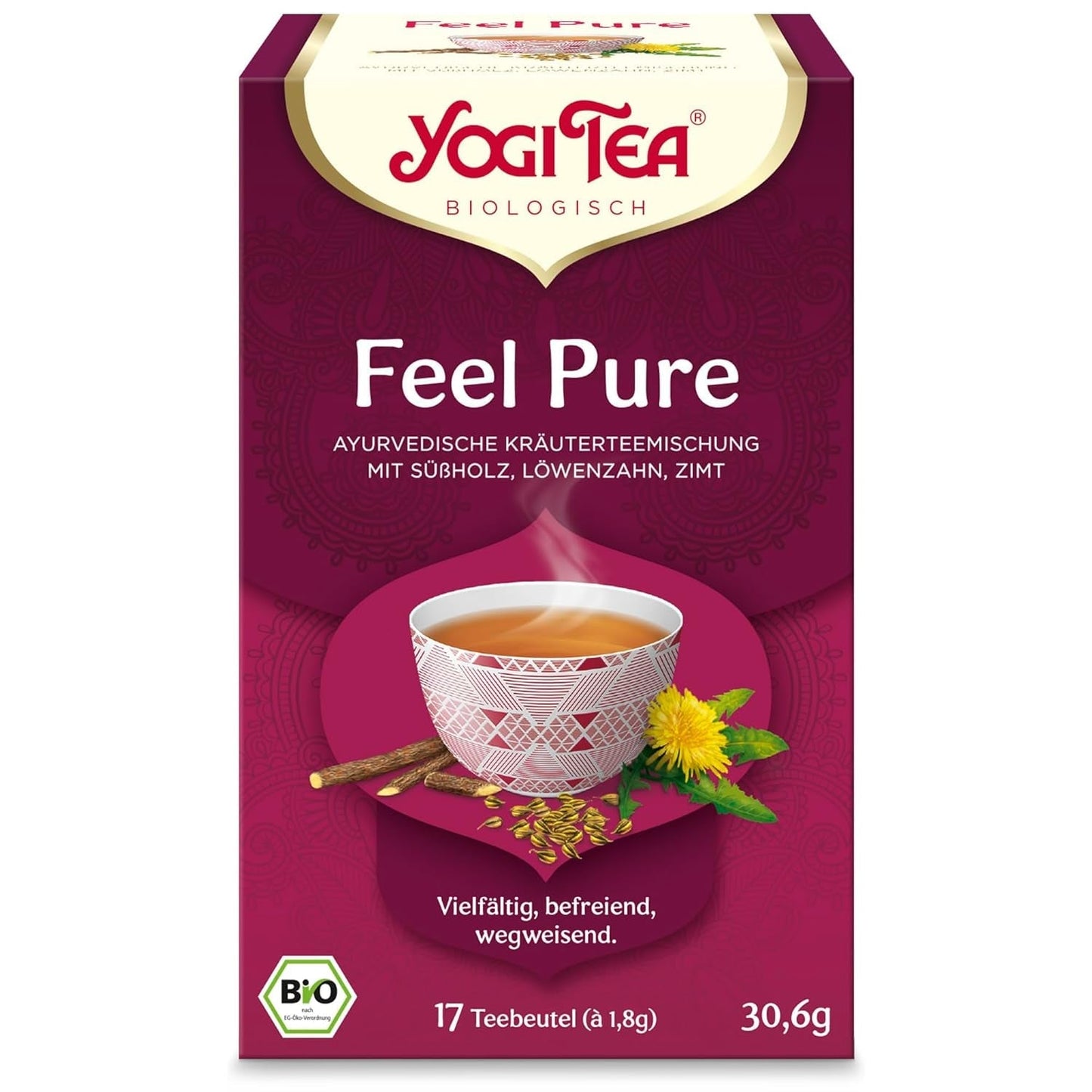 Yogi Tea Alpia Bio Detox, 17 pliculețe, 30,6 g
