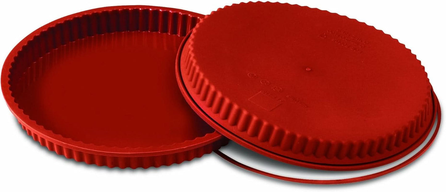 Silikomart SFT426 CROSTATA, Culoare Terracotta Bucatarie Naty Shop 28 Cm