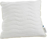 Badenia Trendline Eco Pillow Aerelle Blue 80 X 80 Cm, alb, certificat Oeko-Tex, produs în conformitate cu standardul de calitate german Perne standard Naty Shop