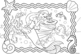 Lisciani - DISNEY Puzzle Ariel - Recreează și colorează scenele din cutiile tale preferate - de la 7 ani - PUZZLE DE MARE DIMENSIUNE cu 250 de piese - Încurajează dexteritatea Puzzle Naty Shop