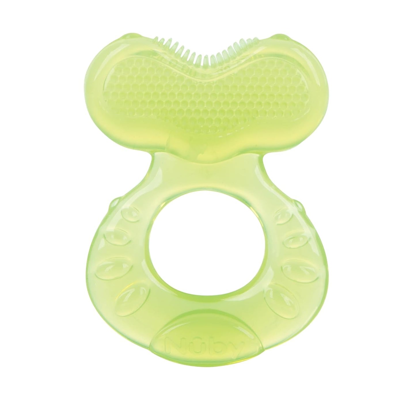 Nuby - Inele de dentiție în 3 etape - 3 inele de dentiție pentru stimularea gingiilor și ameliorarea durerii dentare - Jucărie de dentiție pentru bebeluși - Fără BPA - 3+ luni