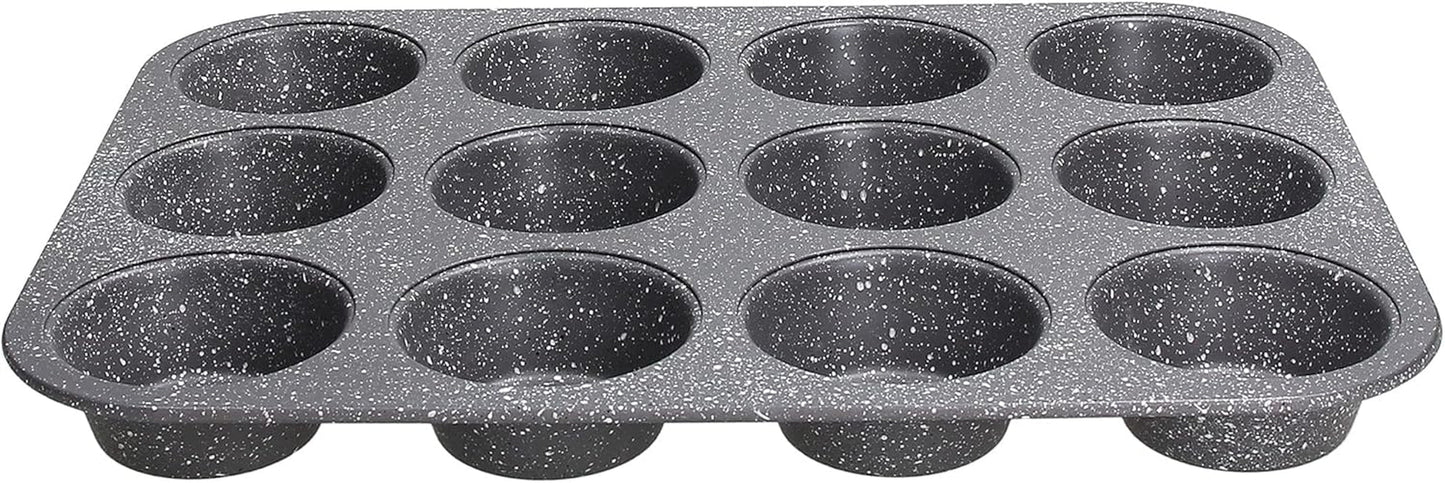 Pure Roq Muffinform Für 12 Muffins, Aluminium, Schwarz Matrite si tavi pentru copt Naty Shop Muffin-Blech