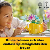 LEGO Creator 3In1 Set de stropitoare cu flori, decorare cameră copii, construiește o stropitoare cu buchet de flori, cizme de cauciuc sau 2 păsări de jucărie, cadou creativ pentru fete și băieți de la 8 ani 31149 Seturi de constructie Besuche den LEGO-Store