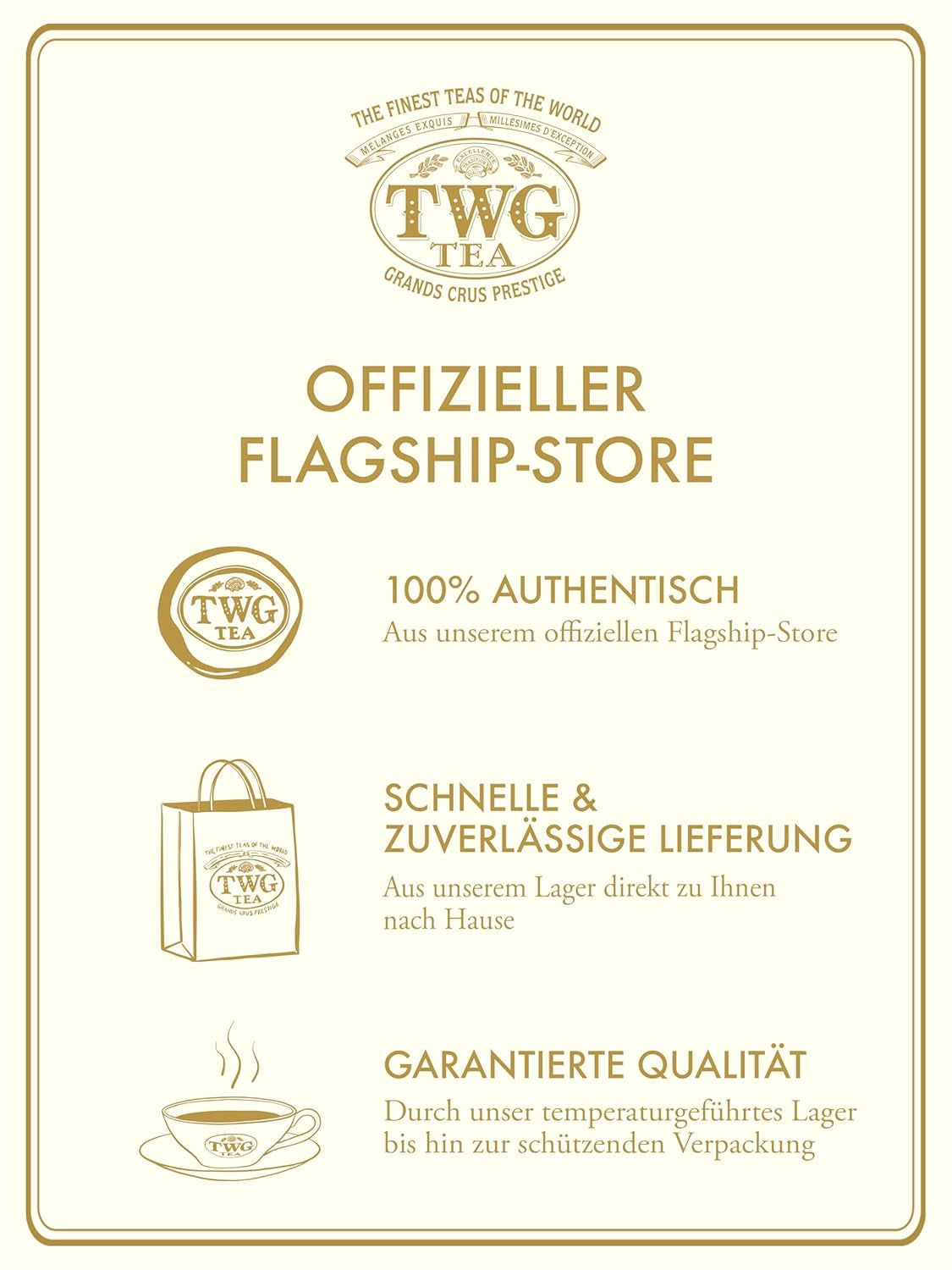 TWG Tea | 1837 Black Tea | Ceai negru | Fructe și flori | Cutie Haute Couture, 100 g | Set cadou