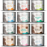 MjAMjAM - Hrană umedă premium pentru pisici - cutie delicioasă, pachet de 12 (12 x 200 g), fără cereale cu carne suplimentară