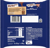 Nestlé Milk Bar, Baton crocant de ciocolată cu ciocolată cu lapte și cereale, pachet de 9 (3 x 33g fiecare)