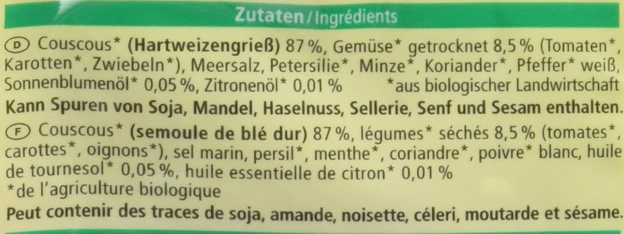 Bio Taboule-Couscous-Salat, 200 g