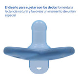 Philips AVENT Soothie – suzetă fără BPA pentru bebeluși cu vârsta cuprinsă între 0 și 6 luni, albastră/albastru deschis (model SCF099/21)