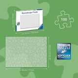 Ravensburger Puzzle pentru copii - 13610 Frozen - Zăpadă strălucitoare - Disney Frozen Puzzle pentru copii de la 6 ani, cu 100 de piese în format Xxl, cu sclipici Puzzle Naty Shop