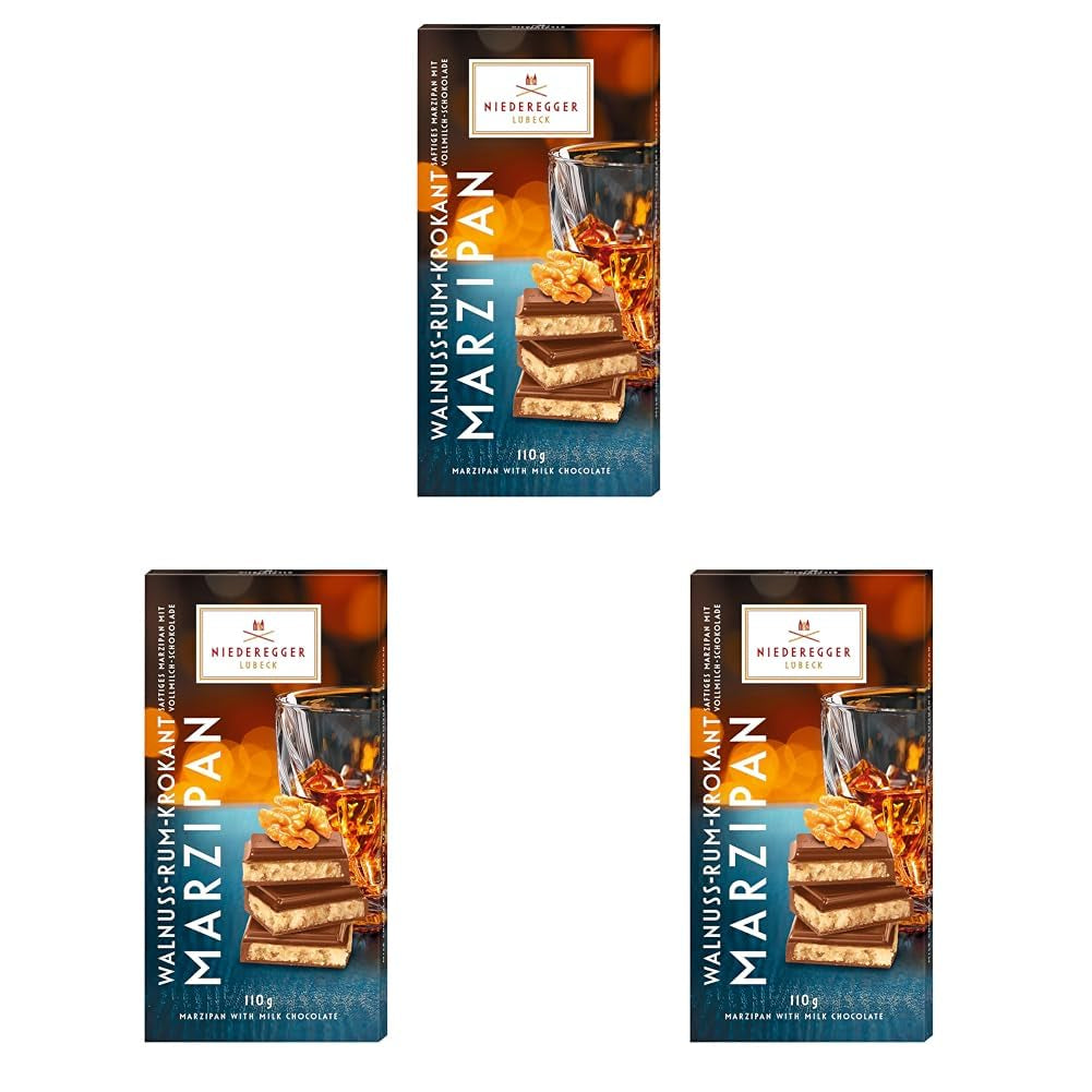 Baton de martipan Niederegger Nuc-Rum Brittle 110g