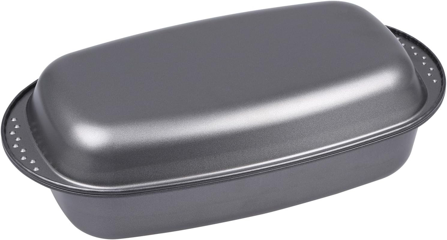 Chg 9942-04 Bratenform Mit Deckel, Antihaftbeschichtet, Anthrazit-Metallic, 37 X 20 X 7 Cm Matrite si tavi pentru copt Naty Shop