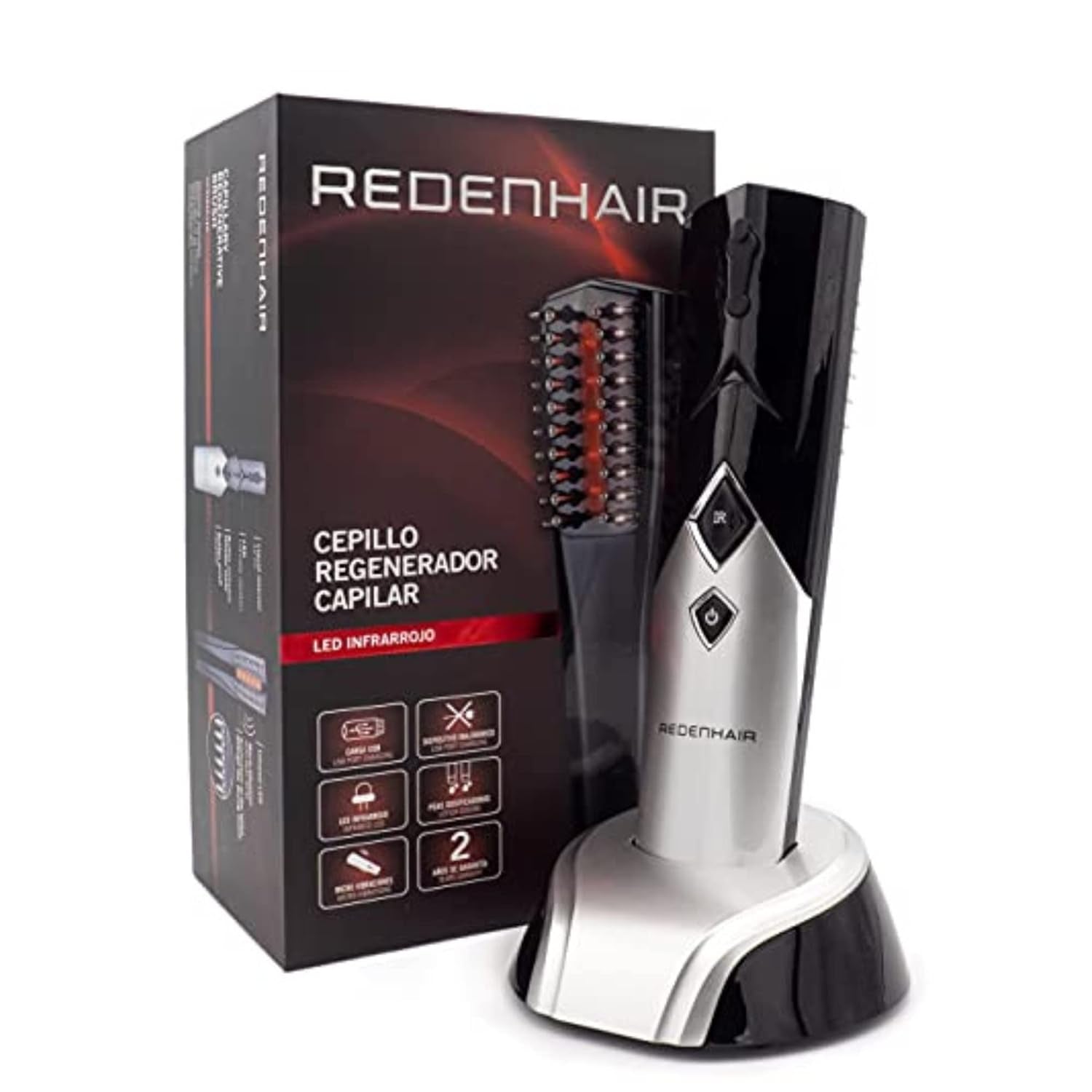 Redenhair Perie de regenerare a părului - tratament pentru căderea părului - stimulator de creștere a părului - creștere ideală a părului - prevenirea căderii părului pentru femei și bărbați Ingrijirea parului Naty Shop Titlu implicit