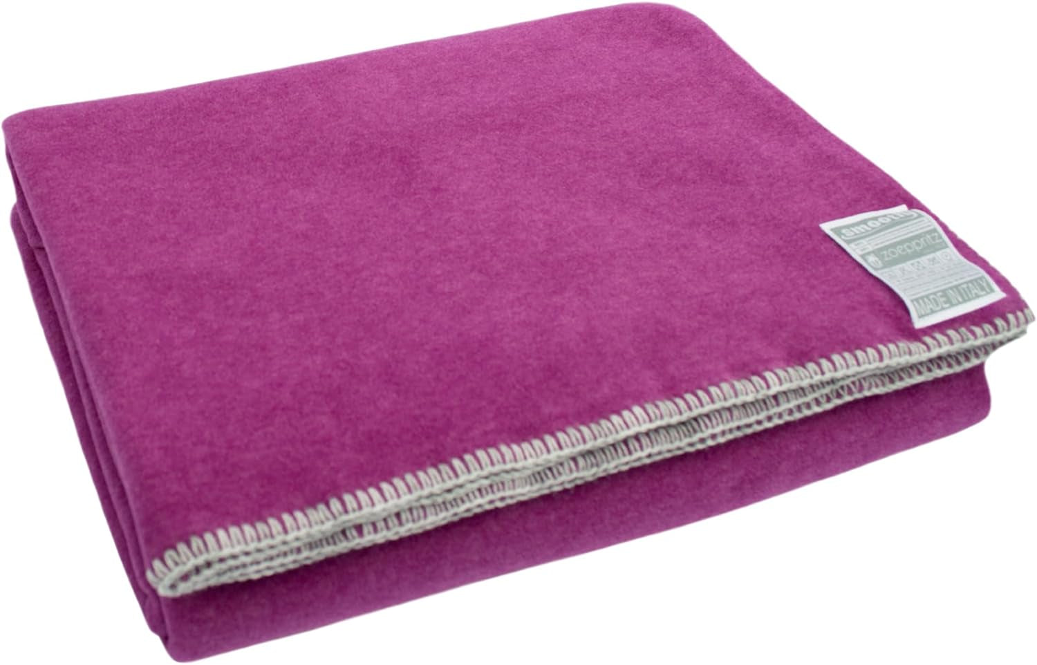 Zoeppritz din 1828 Pătură din fleece Smoothy - Pătură confortabilă pufoasă din fleece polar - Vegan - 140X190Cm - 010 Off-White, 010 Offwhite Paturi si Cuverturi Zoeppritz Since 1828 330 Fuchsia 140X190Cm