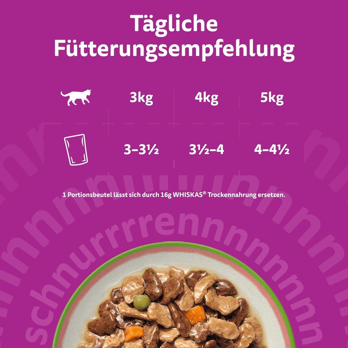 WHISKAS TASTY MIX Nassfutter in Sauce für Katzen 40 x 85g Chef’s Choice