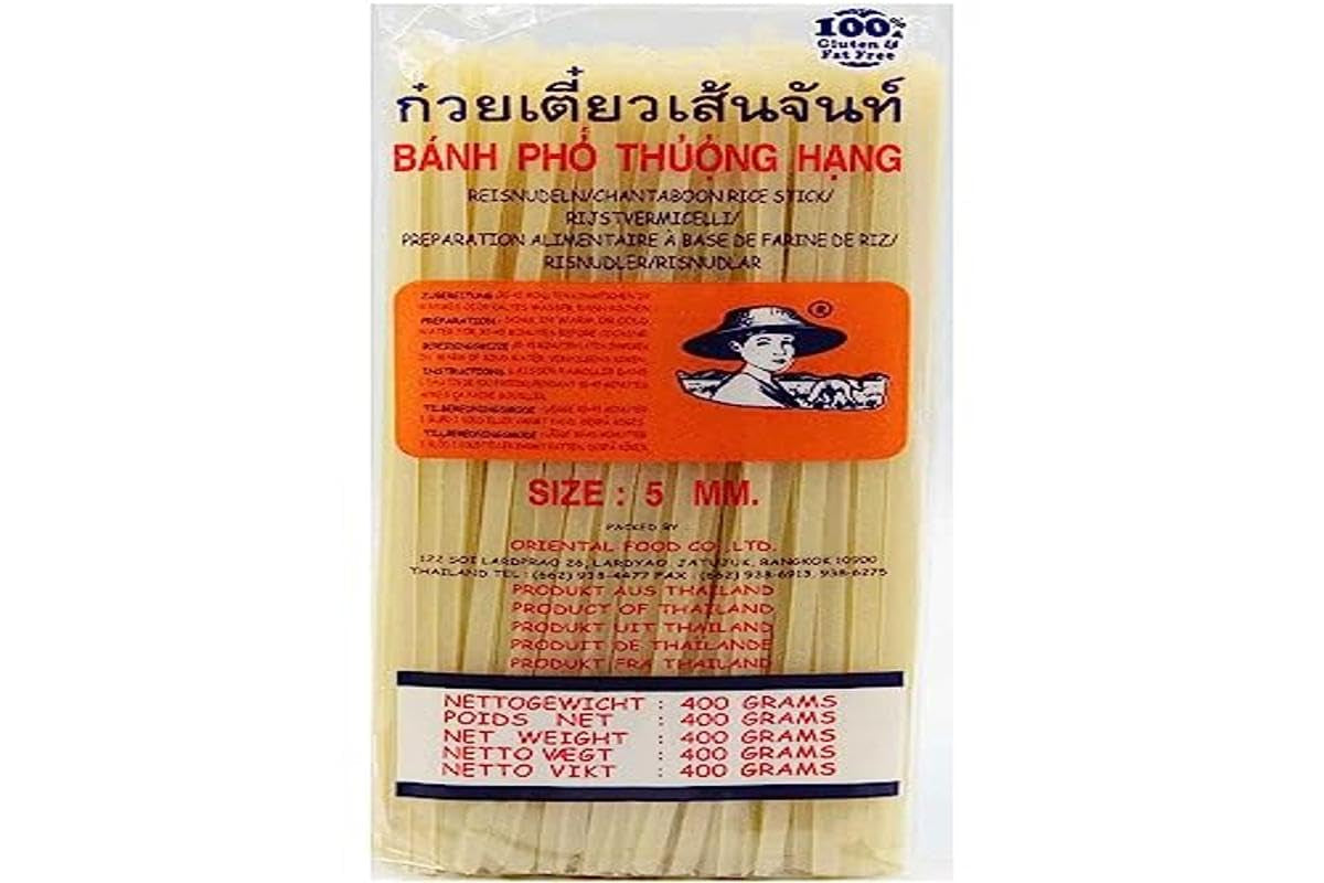 - Tăiței de orez (dreapta) 5 mm, (1 x 400 g)