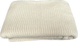 Family Bedding Pătură celulară roz pentru pat dublu, bumbac, cuvertură de pat mare, reversibilă, ușoară, termică, moale, pătură celulară tradițională, 230 X 230 cm Plapumi si pilote Naty Shop Culoare crem 230X230Cm