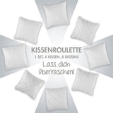 Traumnacht Pernă confortabilă ruletă, Set de 4 perne, Cu capac matlasat și umplutură din tije de spumă, 40 X 40 cm, Certificat Oeko-Tex, Produs în conformitate cu standardul de calitate german Perne standard Naty Shop