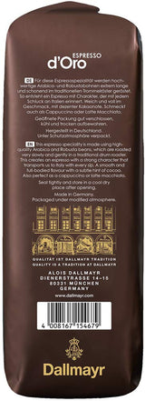 Espresso d´Oro 1.000g ganze Bohne