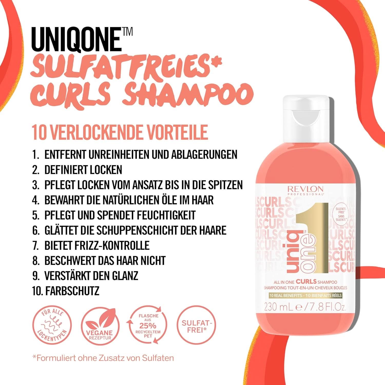 Revlon Professional UniqOne™ All In One Curls Treatment 230 ml Duș și baie Naty Shop