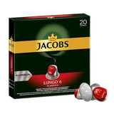 Kaffeekapseln Lungo Intenso, Intensität 8 von 12, 10 x 20 Getränke & Kaffeekapseln Lungo Classico, Intensität 6 von 12, 20 Nespresso®* kompatible Kapseln, 10 x 20 Getränke