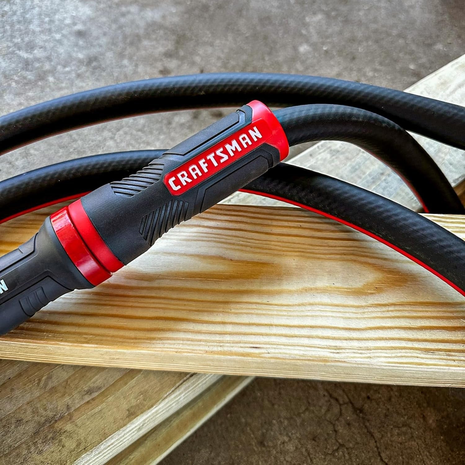 Furtun de apă robust, furtun flexibil, furtun de grădină, diametru 1,6 cm x lungime 15,2 m