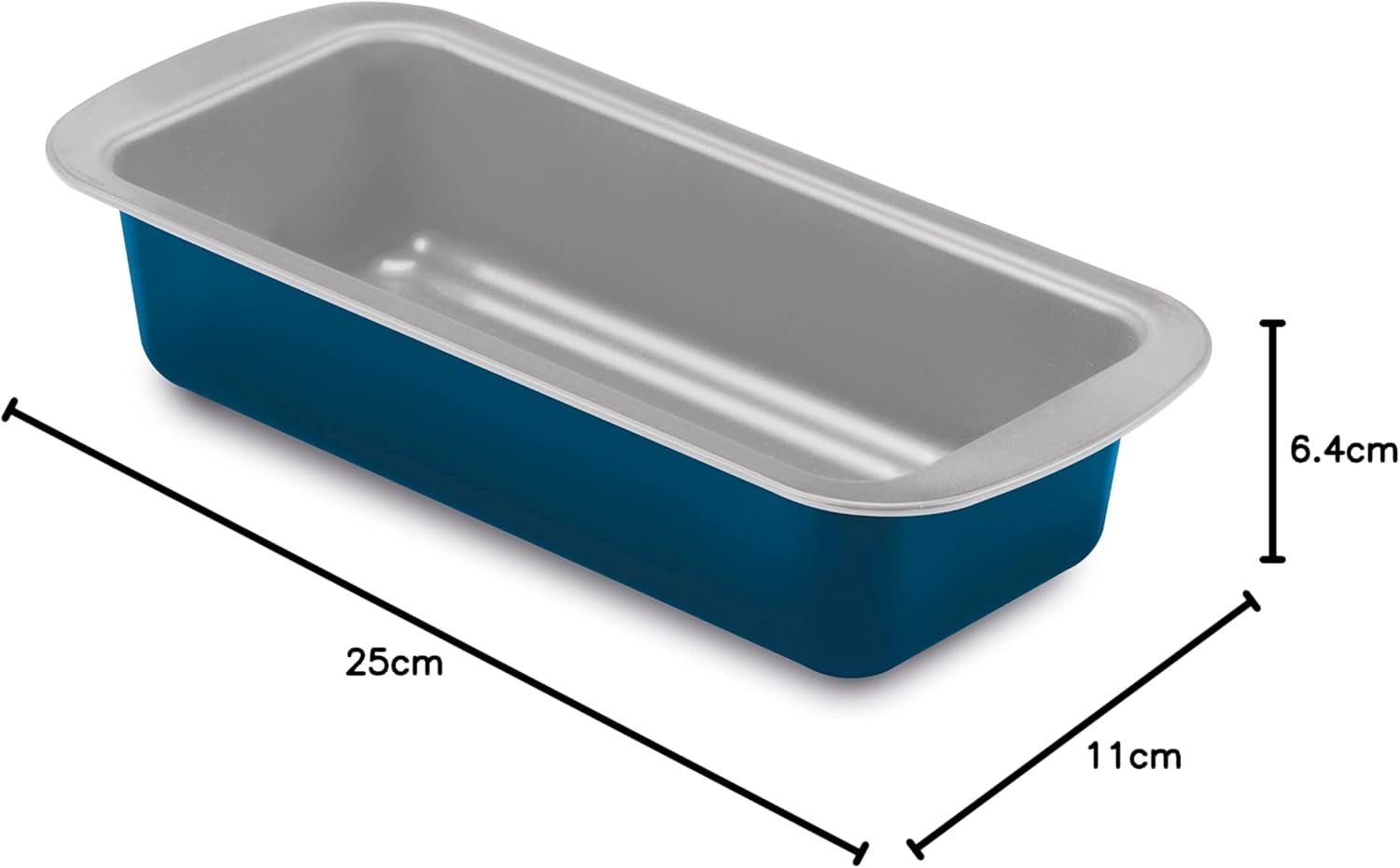 Line XBake, Plumcake Shape 25x11 cm, oțel cu acoperire antiaderentă, ecologic, Matrite si tavi pentru copt Naty Shop