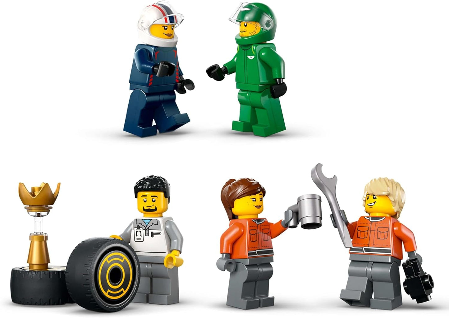 LEGO City F1 Transporter with RB20 & AMR24 F1 Racing Cars - Toy Car Transporter for Red Bull & Aston Martin Formula 1 Teams - Incl. 5 Minifigures - Gift for Boys & Girls Ages 8+ 60445 Seturi de constructie Besuche den LEGO-Store