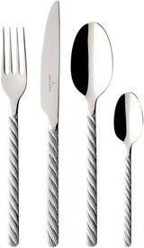 Villeroy And Boch - Set de tacâmuri Montauk, diverse marimi, oțel inoxidabil Bucatarie Naty Shop 24 bucati