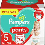 Pampers (Versiunea Veche), Chiloți, Mărimea 4, 9kg-15kg, Pachet de trei (1 x 88 scutece)