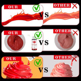 Colorant alimentar roșu, 26g, colorant alimentar concentrat, colorant alimentar pe bază de ulei, colorant alimentar concentrat fără zahăr, colorant alimentar lichid pentru copt - pentru unt de cacao, cremă de unt