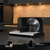 Ritter Icaro 5 Feliator electric multifuncțional pliabil și feliator de pâine din metal cu motor ecologic, fabricat în Germania Rasnite si Feliatoare Naty Shop